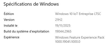 Passer de Windows 10 édition Professionnel ou Famille à l'édition IoT Enterprise LTSC 2021 sans perte de données : C'est possible !