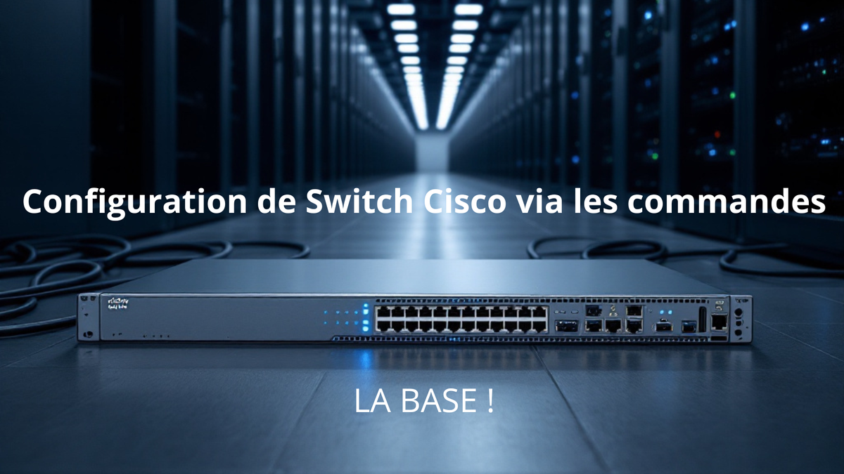 Configuration de Switch Cisco via terminal rs232, ssh, etc.. La Base !