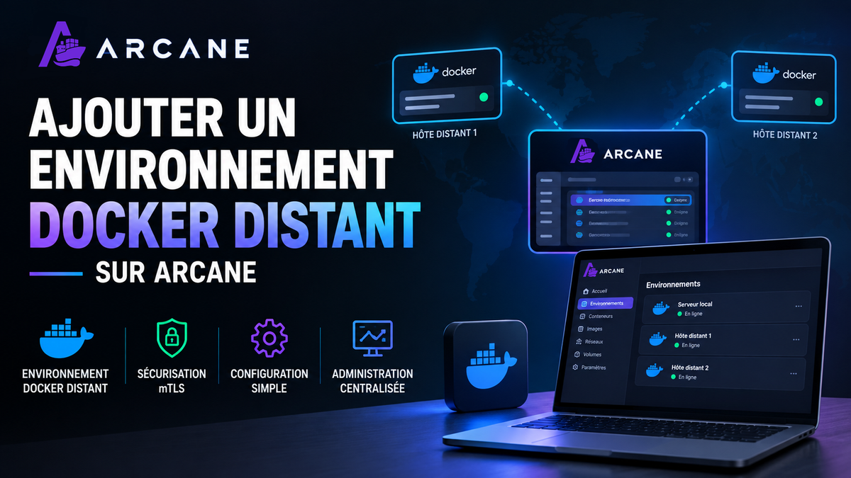 Ajouter un environnement Docker distant sur Arcane
