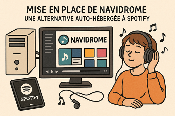 Présentation et mise en place de navidrome une alternative auto-hébergé à Spotify