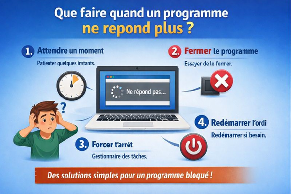 Que faire quand un programme ne répond plus ?