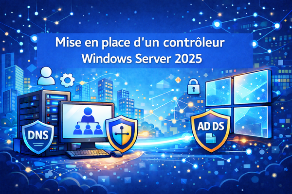 Mise en place d'un contrôleur de domaine Windows Server 2025