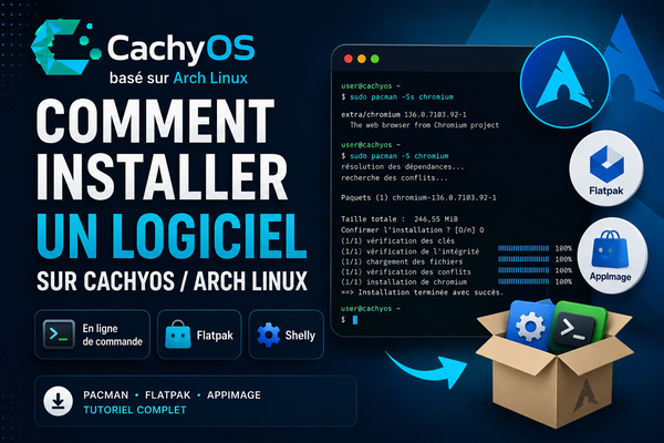 Comment installer un logiciel sur CachyOS/Arch Linux