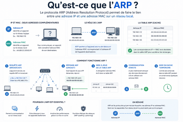 Introduction aux Réseaux Informatiques : Qu'est-ce que l'ARP ?