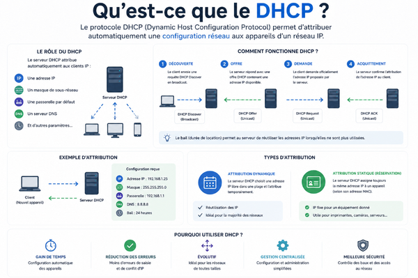 Introduction aux Réseaux Informatiques : Qu'est-ce que le DHCP ?