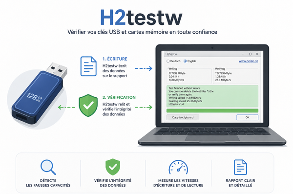 Un outil très pratique : H2TestW