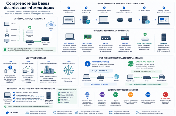 Introduction aux Réseaux Informatiques : Comprendre les Bases