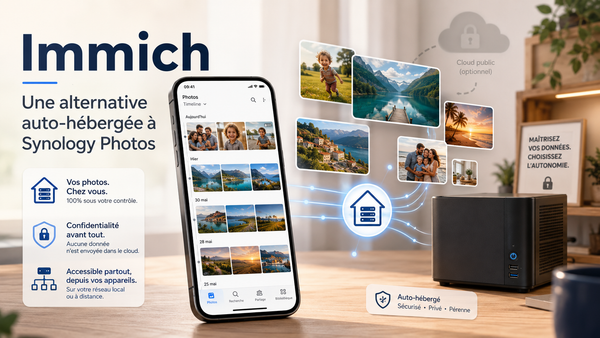 Une alternative auto-hébergée à Synology Photos : Immich